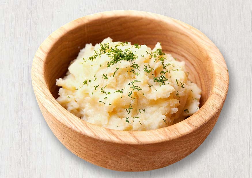 Mashed potatoes with herbs