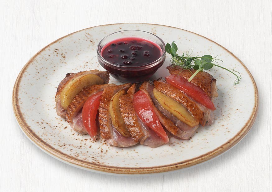 Duck Breast with Cranberry Sauce