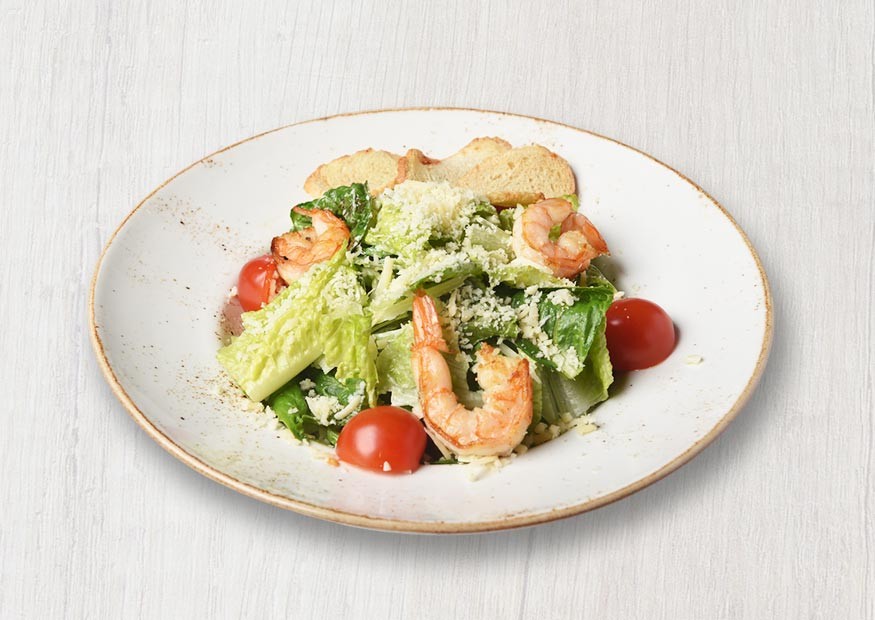 «Caesar» Salad with Shrimps